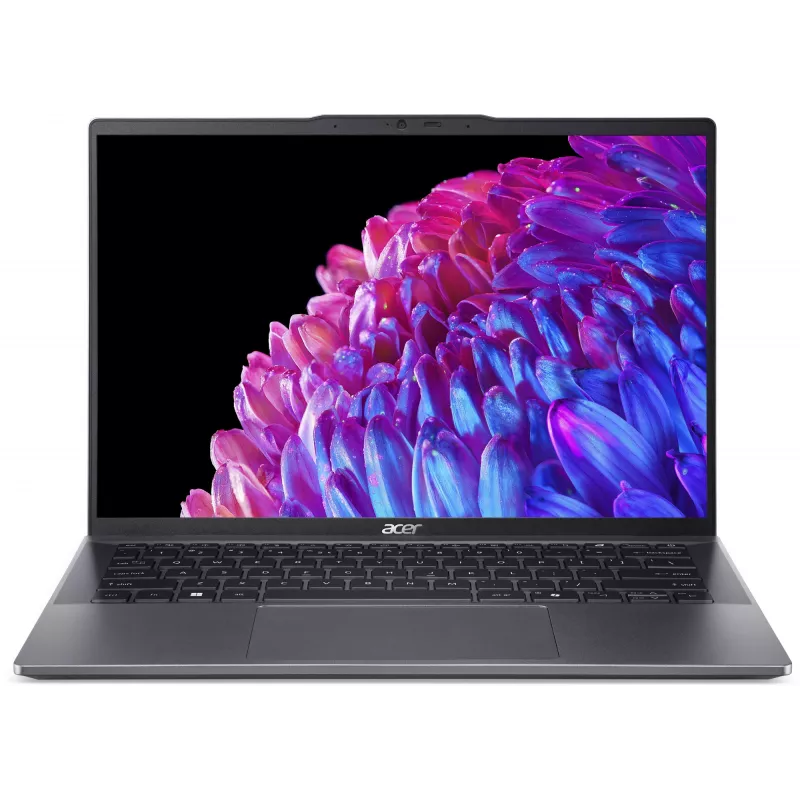 Ноутбук Acer Swift Go 14 SFG14-63-R57X Ryzen 7 8845HS 16Gb SSD1Tb AMD Radeon 14" OLED 2.8K (2880x1800) Windows 11 Home metall WiFi BT Cam (NX.KTSCD.003)