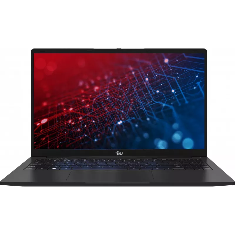 Ноутбук IRU Strato 15ALI Core i7 1255U 16Gb SSD512Gb Intel Iris Xe graphics 15.6" IPS FHD (1920x1080) FreeDOS black 6000mAh (2058955)