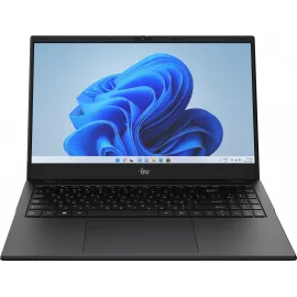 Ноутбук IRU Planio 15ING N-series N100 8Gb SSD256Gb Intel UHD Graphics 15.6" IPS FHD (1920x1080) Windows 11 Pro Multi Language 64 black WiFi BT Cam 6000mAh (2059104)