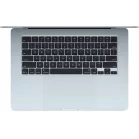 Ноутбук Apple MacBook Air A3241 M4 10 core 16Gb SSD256Gb/10 core GPU 15.3" Liquid Retina (2880x1864) macOS lt.blue WiFi BT Cam (MC7A4HN/A)