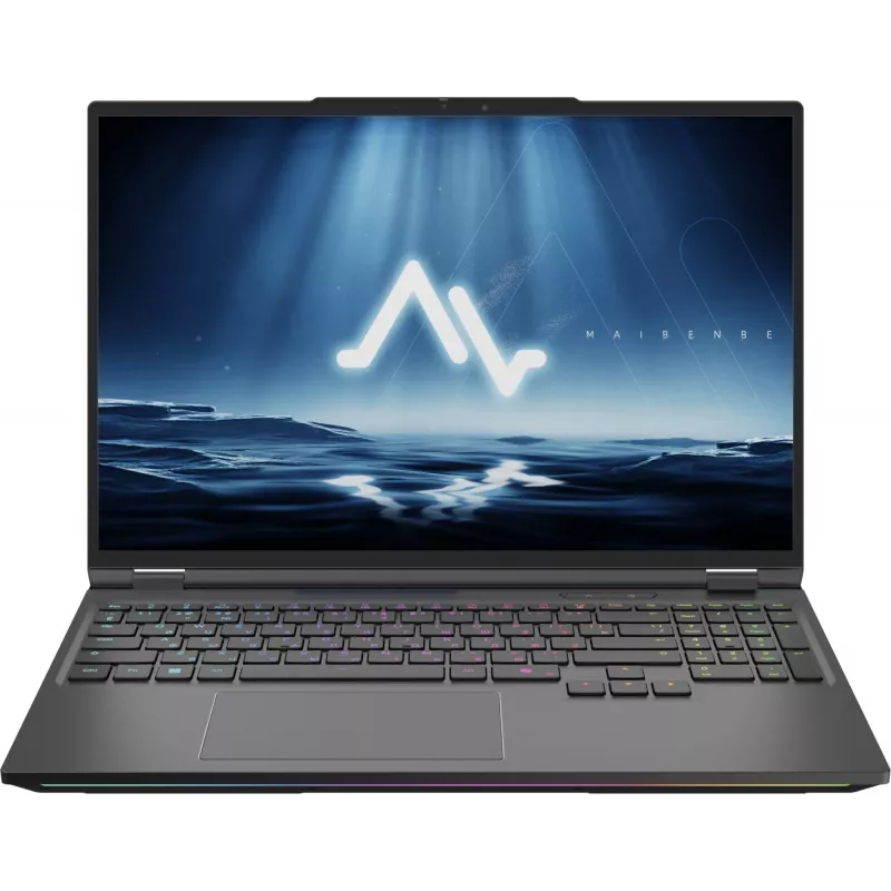 Ноутбук Maibenben X16E-R99558 Ryzen 9 9955HX 32Gb SSD2Tb NVIDIA GeForce RTX5080 16Gb 16" IPS QHD (2560x1600) Windows 11 Home black WiFi BT Cam 6450mAh (X16E-R99558NQSHBRE0)