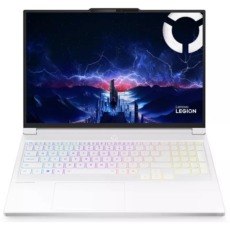 Ноутбук Lenovo Legion 7 16IAX10 Core Ultra 9 275HX 32Gb SSD1Tb NVIDIA GeForce RTX 5070 8Gb 16" OLED WQXGA (2560x1600) Windows 11 Home Single Language white WiFi BT Cam (83KY0053RK)