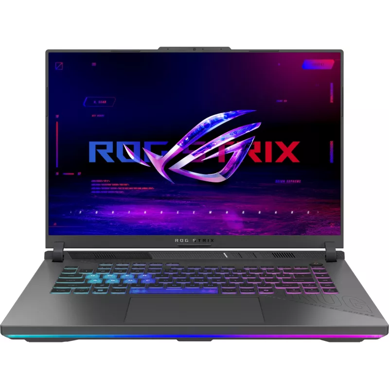 Ноутбук Asus ROG Strix G16 G614PR-RV089 Ryzen 9 8940HX 32Gb SSD1Tb NVIDIA GeForce RTX5070Ti 12Gb 16" IPS WUXGA (1920x1200) без ОС grey WiFi BT Cam (90NR0NJ7-M00620)