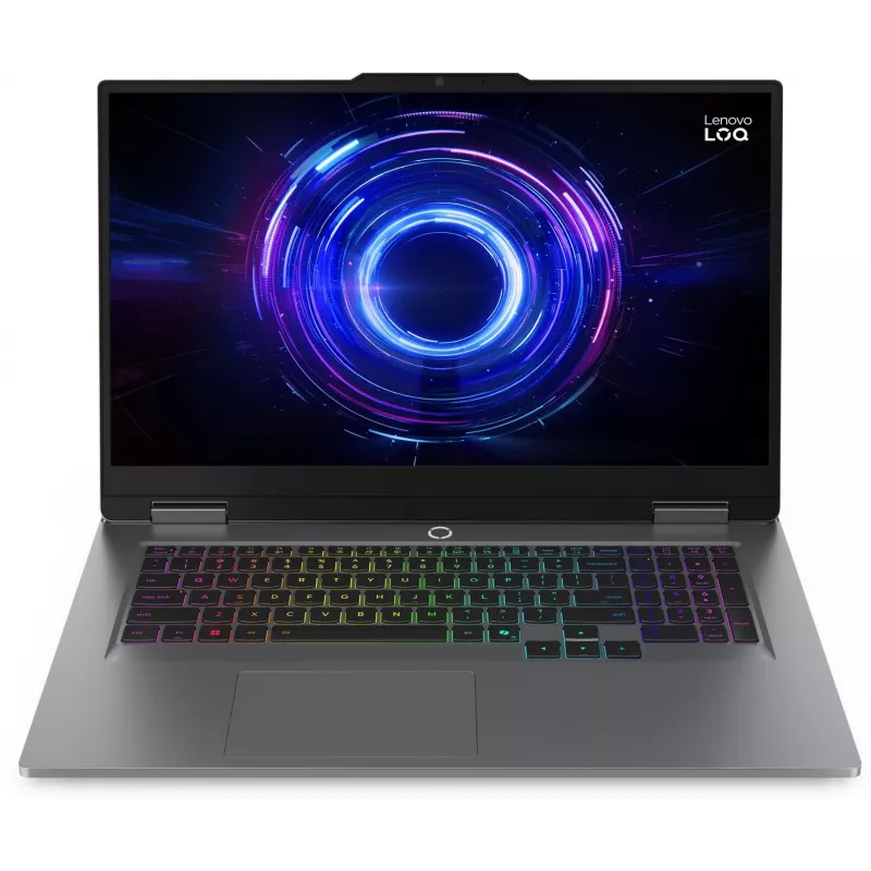 Ноутбук Lenovo LOQ 17IRX10 Core i5 13450HX 16Gb SSD512Gb NVIDIA GeForce RTX5050 8Gb 17.3" IPS FHD (1920x1080) без ОС grey WiFi BT Cam (83JH0089RK)