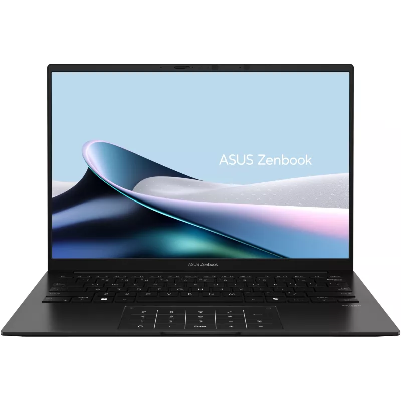 Ноутбук Asus Zenbook 14 UM3406GA-QD130 Ryzen AI 5 430 32Gb SSD512Gb AMD Radeon Graphics 14" OLED WUXGA (1920x1200) без ОС black WiFi BT Cam Bag (90NB17R1-M006H0)