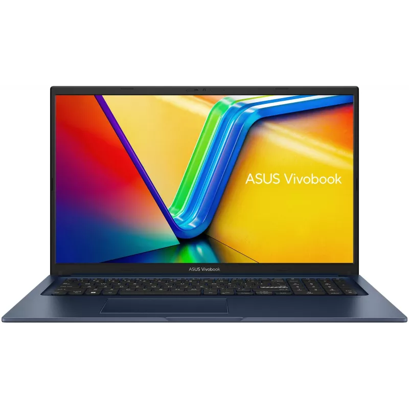 Ноутбук Asus Vivobook 17 X1704VA-AU982 Core 5 120U 16Gb SSD512Gb Intel Graphics 17.3" IPS FHD (1920x1080) без ОС blue WiFi BT Cam (90NB13X2-M00ML0)
