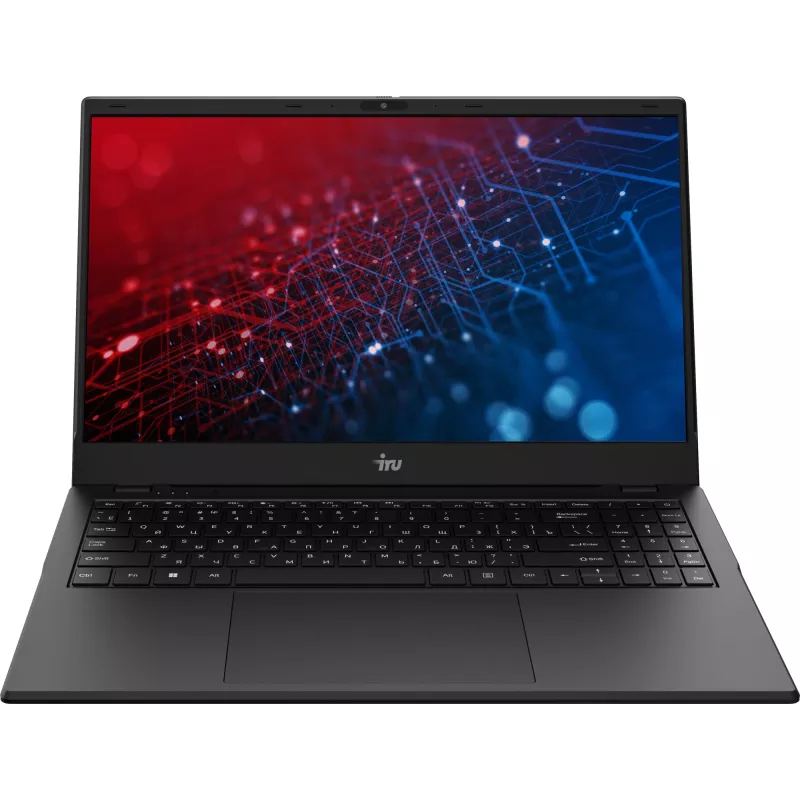 Ноутбук IRU Planio 15ING Celeron N4500 16Gb SSD512Gb Intel UHD Graphics 15.6" IPS FHD (1920x1080) FreeDOS black WiFi BT Cam 6000mAh (2140843)