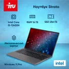 Ноутбук IRU Strato 16ALMR Core i5 12450H 16Gb SSD256Gb Intel UHD Graphics 16" IPS FHD (1920x1200) Windows 11 Pro grey WiFi BT Cam 5400mAh (2142315)