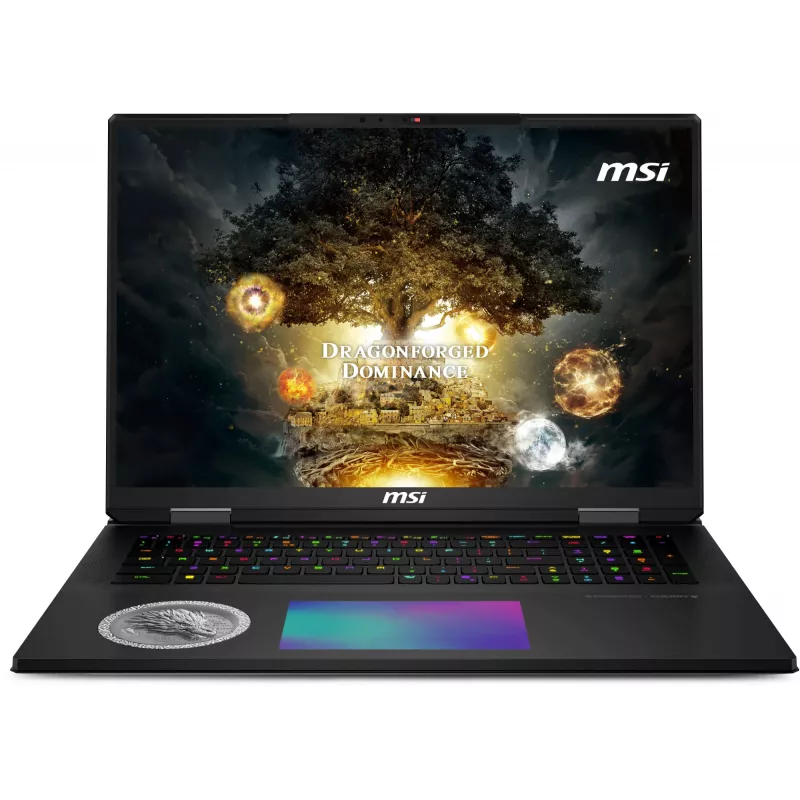 Ноутбук MSI Titan Dragon Edition 18 HX A2XWIG-1020RU Core Ultra 9 285HX 64Gb SSD4Tb NVIDIA GeForce RTX5080 16Gb 18" IPS UHD+ (3840x2400) Windows 11 Home black WiFi BT Cam (9S7-1824A5-1020)