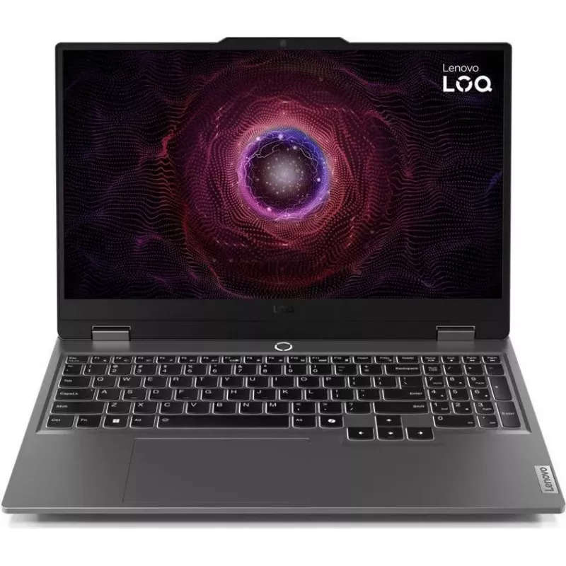 Ноутбук Lenovo LOQ 15ARP9 Ryzen 5 7235HS 16Gb SSD512Gb NVIDIA GeForce RTX4050 6Gb 15.6" IPS FHD (1920x1080) без ОС grey WiFi BT Cam (83JC00LBRK)