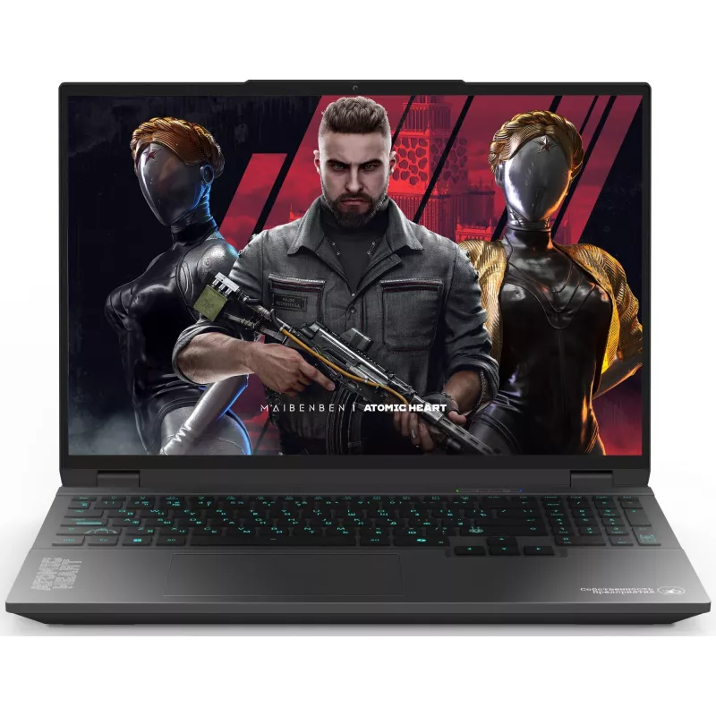 Ноутбук Maibenben X16B-R98956 Ryzen 9 8940HX 16Gb SSD1Tb NVIDIA GeForce RTX 5060 8Gb 16" IPS QHD+ (2560x1600) Windows 11 Home black WiFi BT Cam 5200mAh (X16B-R98956GQSHBRE3)