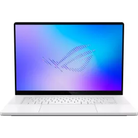Ноутбук Asus ROG Zephyrus G16 GU606AW-TB032W Core Ultra 9 386H 32Gb SSD1Tb NVIDIA GeForce RTX5080 16Gb 16" OLED 2.5K (2560x1600) Windows 11 Home white WiFi BT Cam Bag (90NR0PG1-M001C0)