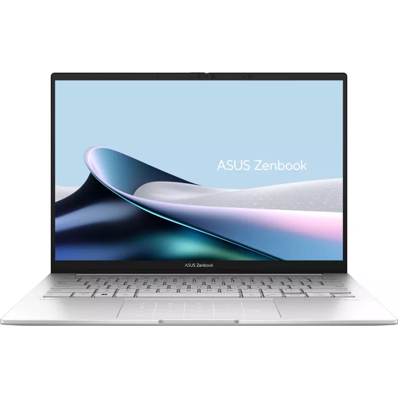 Ноутбук Asus Zenbook 14 UX3405CA-ST1093 Core Ultra 9 285H 32Gb SSD512Gb Intel Graphics 14" OLED 3K (2880x1800) без ОС silver WiFi BT Cam Bag (90NB14W2-M01LJ0)