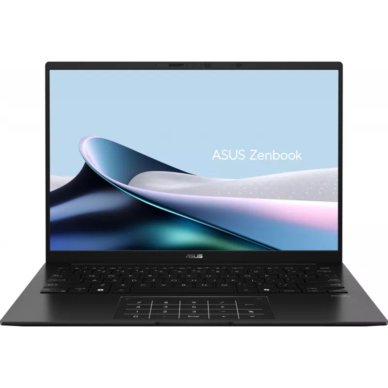 Ноутбук Asus Zenbook 14 UM3406GA-QD093X Ryzen AI 7 445 32Gb SSD1Tb AMD Radeon 840M 14" OLED WUXGA (1920x1200) Windows 11 Pro black WiFi BT Cam Bag (90NB17R1-M008W0)