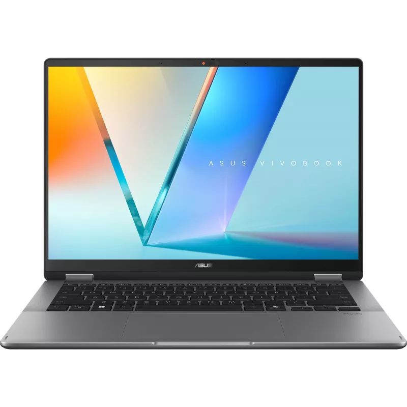 Ноутбук Asus Vivobook 14 Flip TP3407AA-SG111W Core Ultra 7 355 16Gb SSD512Gb Intel Graphics 14" OLED Touch WUXGA (1920x1200) Windows 11 Home grey WiFi BT Cam (90NB17C1-M007C0)