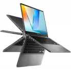 Ноутбук Asus Vivobook 14 Flip TP3407AA-SG111W Core Ultra 7 355 16Gb SSD512Gb Intel Graphics 14" OLED Touch WUXGA (1920x1200) Windows 11 Home grey WiFi BT Cam (90NB17C1-M007C0)