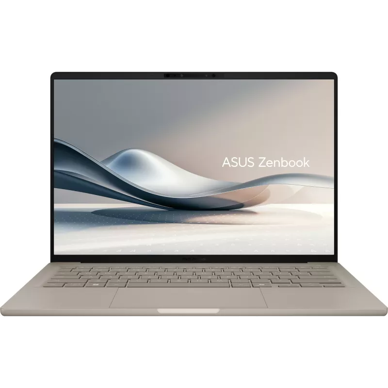 Ноутбук Asus Zenbook 14 UX3407NA-QD100W Snapdragon X2 Elite 32Gb SSD1Tb Qualcomm Adreno 14" OLED WUXGA (1920x1200) Windows 11 Home beige WiFi BT Cam Bag (90NB1711-M007R0)