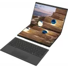 Ноутбук Asus ZenBook Duo UX8407AA-SN279X Core Ultra 9 386H 32Gb SSD1Tb Intel Graphics 14" OLED Touch 3K (2880x1800) Windows 11 Pro dk.grey WiFi BT Cam (90NB16V1-M00F80)