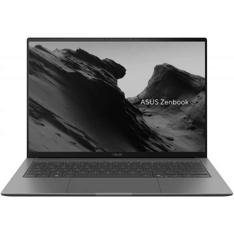 Ноутбук Asus Zenbook S 14 OLED UX5406AA-SW076W Core Ultra 7 258V 32Gb SSD1Tb Intel Arc 140V 14" OLED 3K (2880x1800) Windows 11 Home l.grey WiFi BT Cam Bag (90NB16Q6-M00CY0)