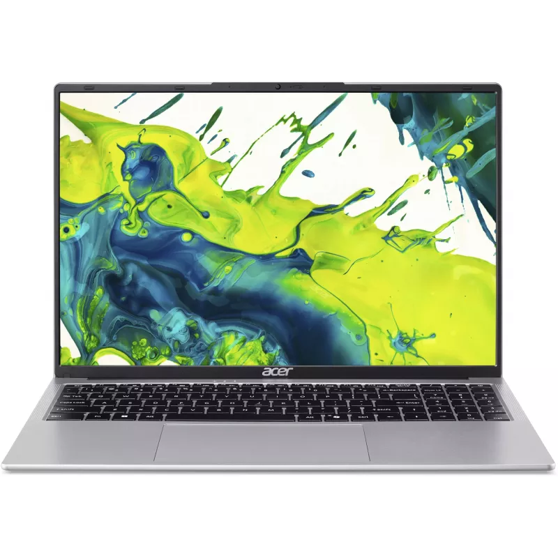 Ноутбук Acer Aspire Lite AL16-54P-763P Core i7 1355U 16Gb SSD512Gb Intel Graphics 16" IPS WUXGA (1920x1200) без ОС silver WiFi BT Cam 5100mAh (NX.DK6CD.004)