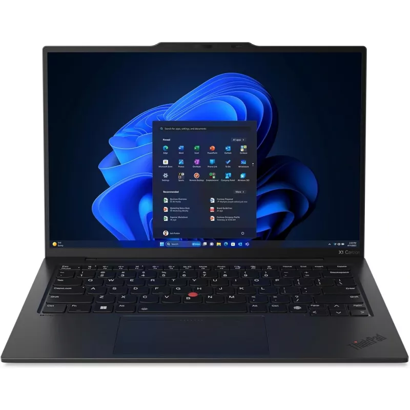 Ноутбук Lenovo ThinkPad X1 Carbon G12 Core Ultra 7 155U 32Gb SSD512Gb Intel Graphics 14" IPS Touch WUXGA (1920x1200) Windows 11 Pro 64 black WiFi BT Cam (21KC00A7US)