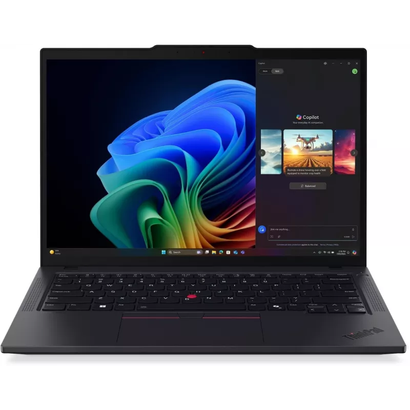 Ноутбук Lenovo ThinkPad T14 G6 Core Ultra 5 225U 16Gb SSD512Gb Intel Graphics 14" IPS WUXGA (1920x1200) без ОС black WiFi BT Cam (21QC006CFW)
