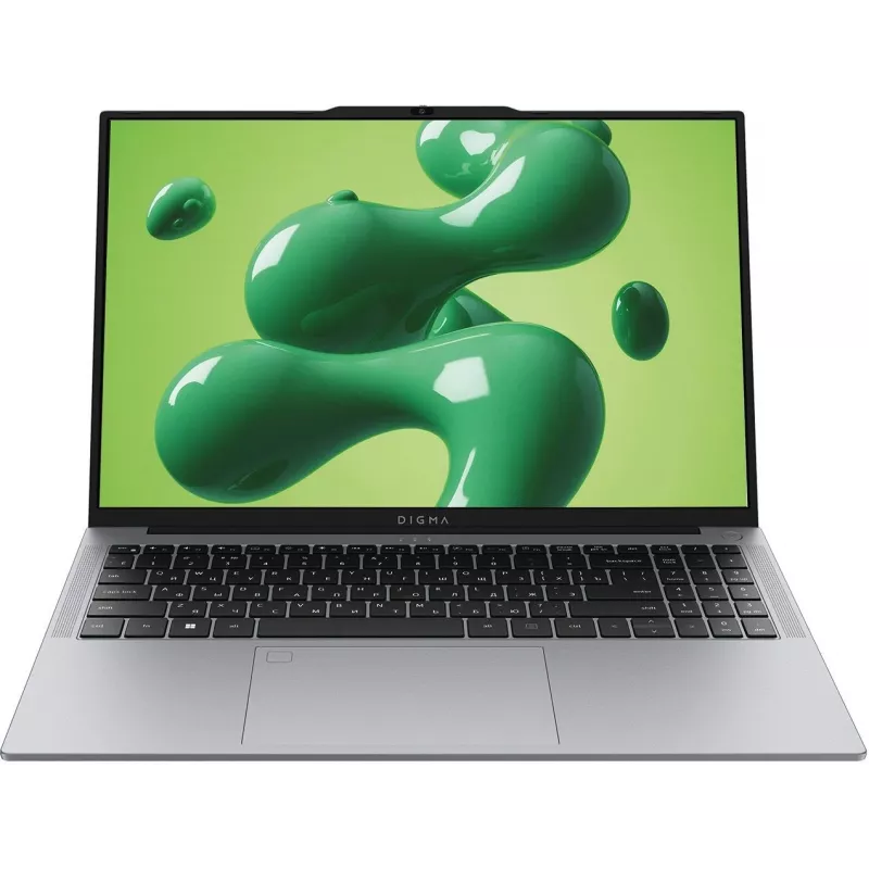 Ноутбук Digma Chronos Core 5 210H 16Gb SSD512Gb Intel Graphics 16" IPS WUXGA (1920x1200) Windows 11 Pro silver WiFi BT Cam 6500mAh (DN16P5-ADXW02)