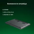 Ноутбук Digma Pro Fortis M Ryzen 5 7430U 16Gb SSD512Gb AMD Radeon Graphics 17.3" IPS FHD (1920x1080) Windows 11 Pro grey WiFi BT Cam 5500mAh (DN17R5-ADXW01)