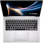 Ноутбук MSI Modern 14S AI+ G3MG-010XRU Core Ultra 7 355 16Gb SSD512Gb Intel Graphics 14" OLED FHD+ (1920x1200) без ОС silver WiFi BT Cam (9S7-14U212-010)