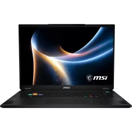 Ноутбук MSI Stealth 18 HX A2WI-083RU Core Ultra 9 290HX Plus 32Gb SSD2Tb NVIDIA GeForce RTX5080 16Gb 18" IPS UHD+ (3840x2400) Windows 11 Home black WiFi BT Cam (9S7-183341-083)