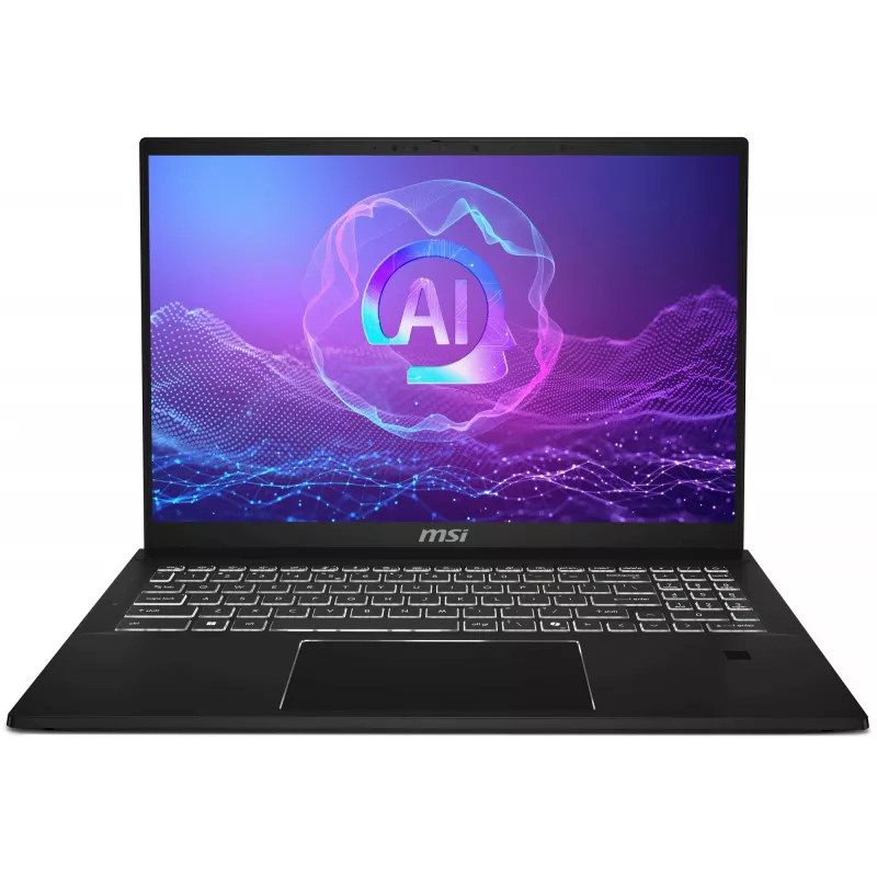 Ноутбук MSI Summit Pro 16 AI A2HVETG-085RU Core Ultra 7 255H 32Gb SSD1Tb NVIDIA GeForce RTX4050 6Gb 16" IPS Touch QHD+ (2560x1600) Windows 11 Pro black WiFi BT Cam (9S7-159631-085)