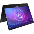 Ноутбук MSI Summit Pro 16 AI A2HVETG-085RU Core Ultra 7 255H 32Gb SSD1Tb NVIDIA GeForce RTX4050 6Gb 16" IPS Touch QHD+ (2560x1600) Windows 11 Pro black WiFi BT Cam (9S7-159631-085)