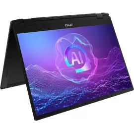 Ноутбук MSI Summit Pro 16 AI A2HVETG-085RU Core Ultra 7 255H 32Gb SSD1Tb NVIDIA GeForce RTX4050 6Gb 16" IPS Touch QHD+ (2560x1600) Windows 11 Pro black WiFi BT Cam (9S7-159631-085)