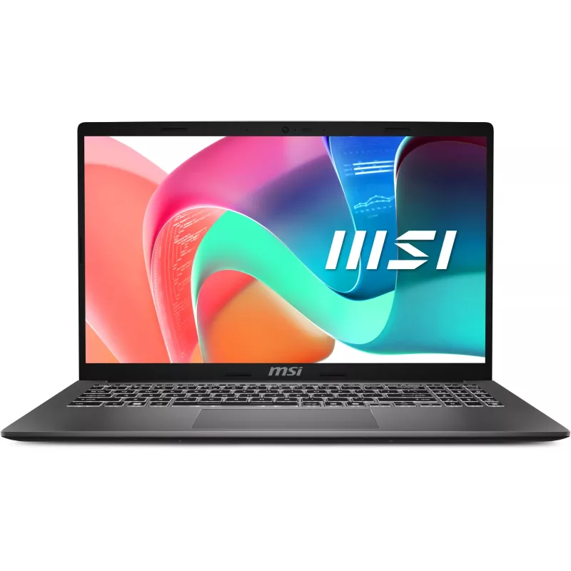 Ноутбук MSI Modern 15 F1MG-1071XRU Core 7 150U 16Gb SSD512Gb Intel Graphics 15.6" IPS FHD (1920x1080) FreeDOS grey WiFi BT Cam (9S7-15S111-1071)