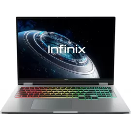 Ноутбук Infinix GTBook GL614 Core i5 13420H 16Gb SSD512Gb NVIDIA GeForce RTX 5060 8Gb 16" IPS 2K (2560x1600) FreeDOS silver WiFi BT Cam (71005000135)