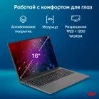 Ноутбук IRU Strato 16ALMR Core i7 12650H 32Gb SSD512Gb Intel UHD Graphics 16" IPS FHD (1920x1200) Windows 11 Pro grey WiFi BT Cam 5400mAh (2164683)