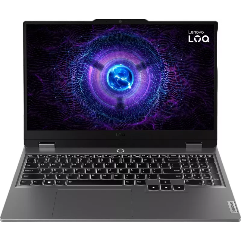 Ноутбук Lenovo LOQ 15IRX9 Core i7 13645HX 16Gb SSD512Gb NVIDIA GeForce RTX4050 6Gb 15.6" IPS FHD (1920x1080) без ОС grey WiFi BT Cam (83DV01HPSA)