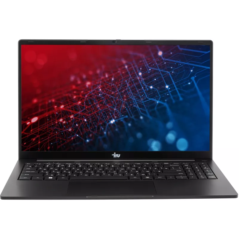 Ноутбук IRU Strato 15ALID4 Core i5 13500H 8Gb SSD256Gb Intel UHD Graphics 15.6" IPS FHD (1920x1080) Windows 11 Pro black WiFi BT Cam 6000mAh (2168041)
