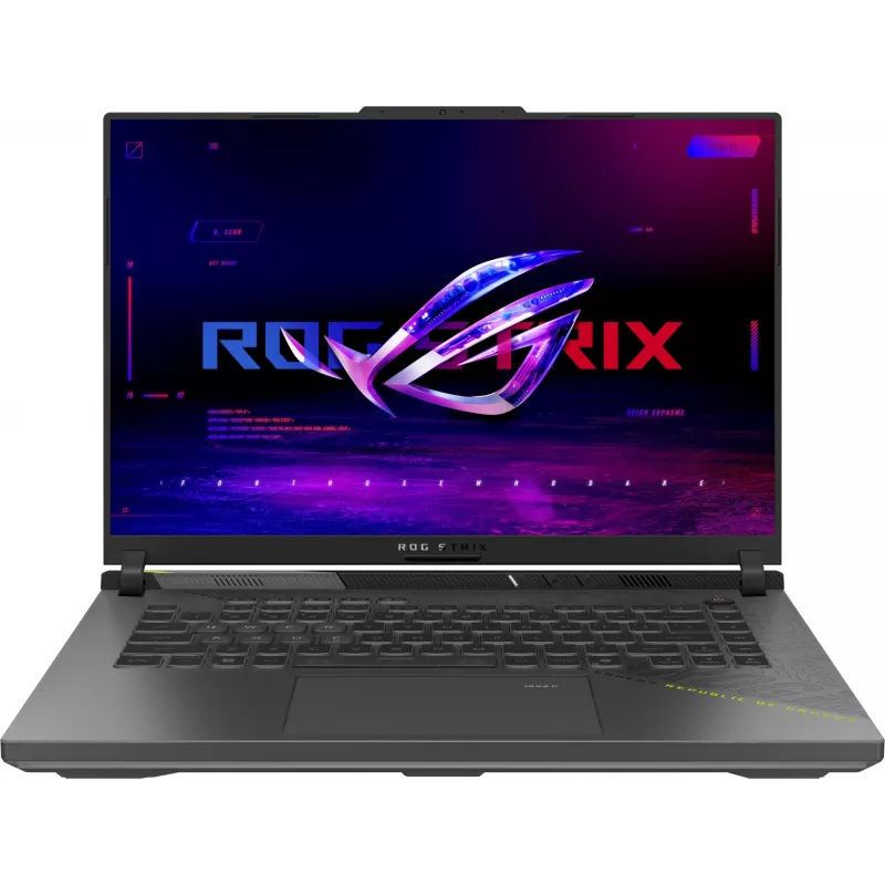 Ноутбук Asus ROG Strix G16 G614PM-TS175 Ryzen 9 8940HX 16Gb SSD512Gb NVIDIA GeForce RTX 5060 8Gb 16" IPS WQXGA (2560x1600) без ОС grey WiFi BT Cam (90NR0KW8-M00970)