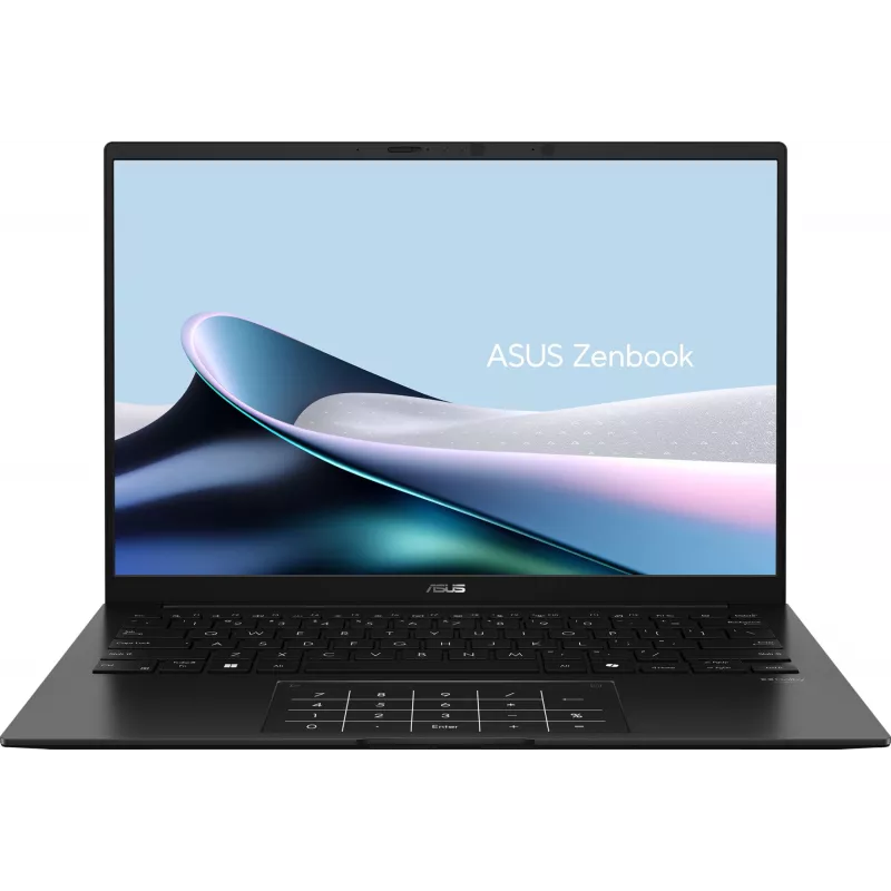 Ноутбук Asus Zenbook 14 UM3406GA-QD132 Ryzen AI 5 430 16Gb SSD512Gb AMD Radeon 840M 14" OLED WUXGA (1920x1200) без ОС black WiFi BT Cam Bag (90NB17R1-M006K0)