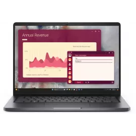 Ноутбук Dell Pro 14 PC14250 Core Ultra 7 265U 32Gb SSD1Tb Intel Graphics 14" IPS FHD+ (1920x1200) Linux grey WiFi BT Cam (PRO14-7315)