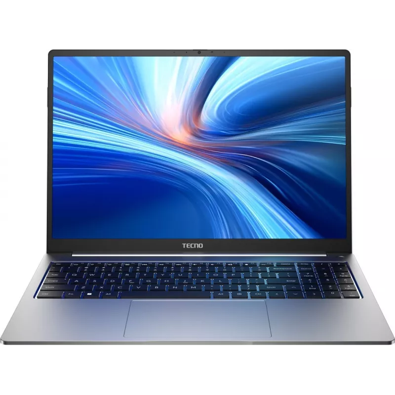 Ноутбук Tecno MegaBook T16RA Core i5 13420H 16Gb SSD1Tb Intel UHD Graphics 16" IPS FHD+ (1920x1200) Windows 11 Home 64 grey WiFi BT Cam 6510mAh (71005000729)