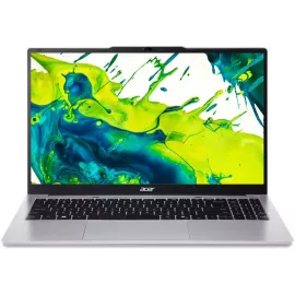 Ноутбук Acer Aspire Lite AL15-53P-722Q Core i7 1355U 16Gb SSD512Gb Intel Iris Xe graphics 15.6" IPS FHD (1920x1080) без ОС silver WiFi BT Cam 5100mAh (NX.DGCCD.002)