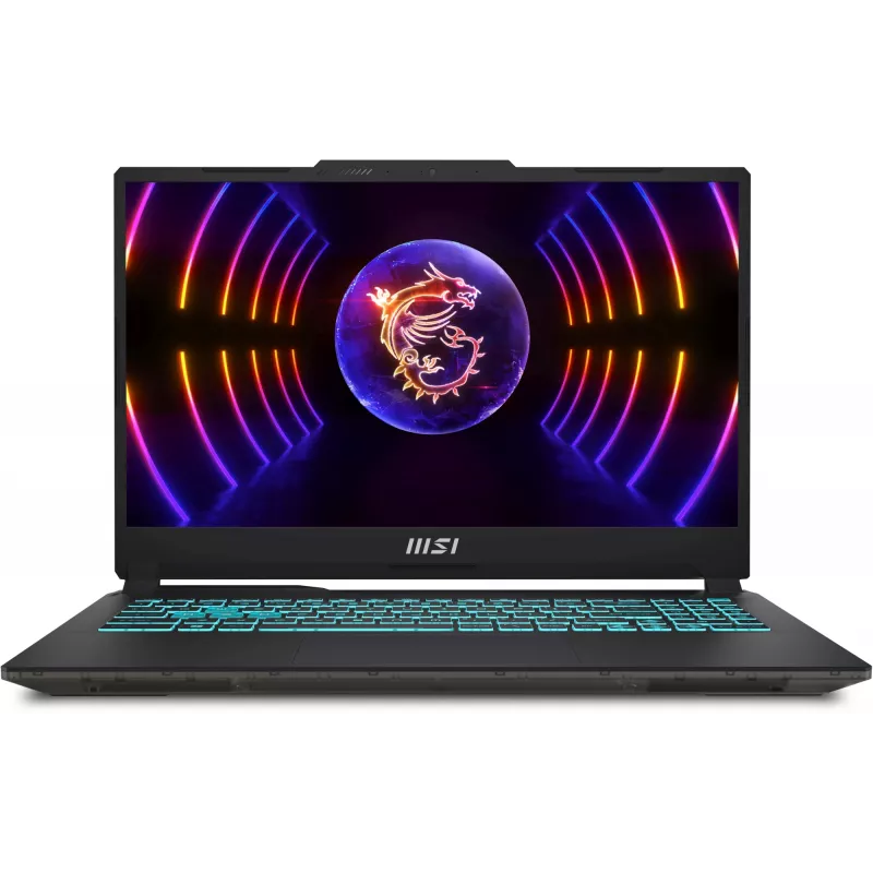 Ноутбук MSI Cyborg 15 A12VF-2064CA Core i7 12650H 16Gb SSD512Gb NVIDIA GeForce RTX4060 8Gb 15.6" IPS FHD (1920x1080) Windows 11 Home Multi Language black WiFi BT Cam (9S7-15K111-2064)