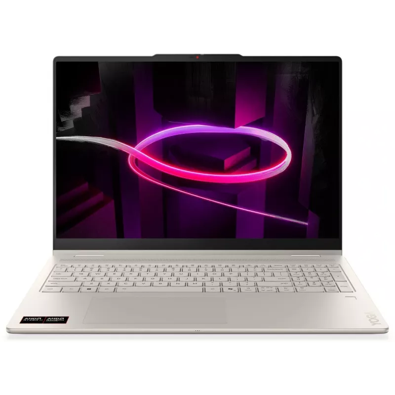 Ноутбук Lenovo Yoga 7 16AGP11 Ryzen AI 5 435 16Gb SSD512Gb AMD Radeon 840M 16" OLED Touch WUXGA (1920x1200) Windows 11 Home beige WiFi BT Cam (83TF003NRK)