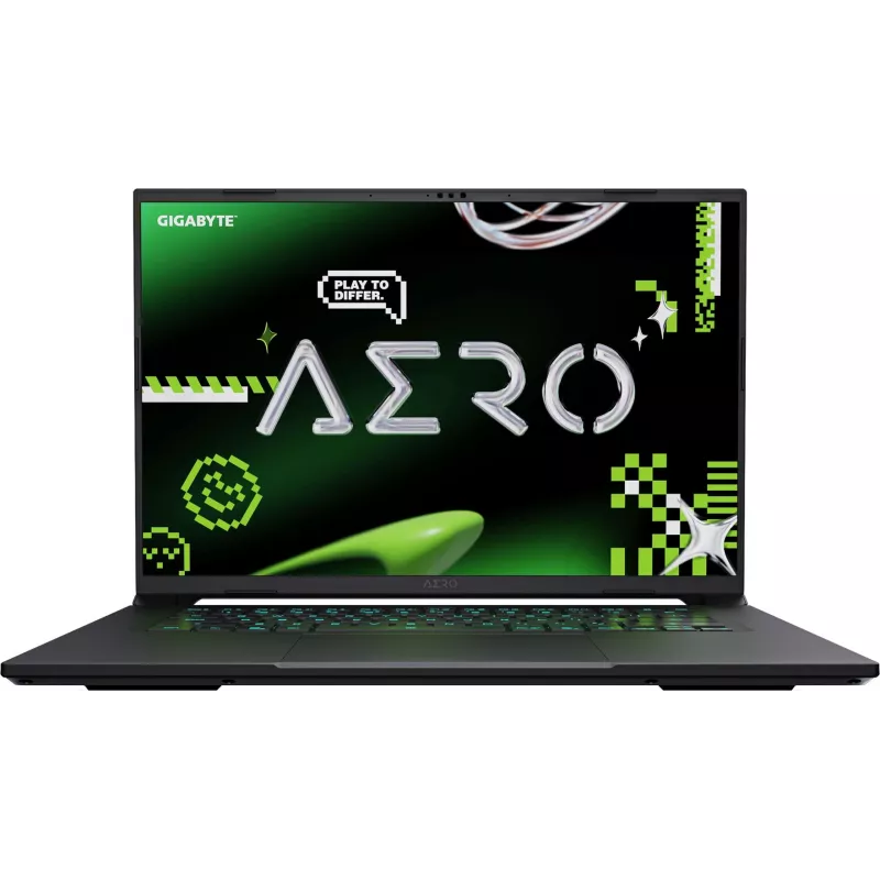 Ноутбук Gigabyte Aero X16 1VH Ryzen AI 7 350 16Gb SSD512Gb NVIDIA GeForce RTX 5060 8Gb 16" IPS QHD+ (2560x1600) без ОС black WiFi BT Cam (1VH93KZC93AD)
