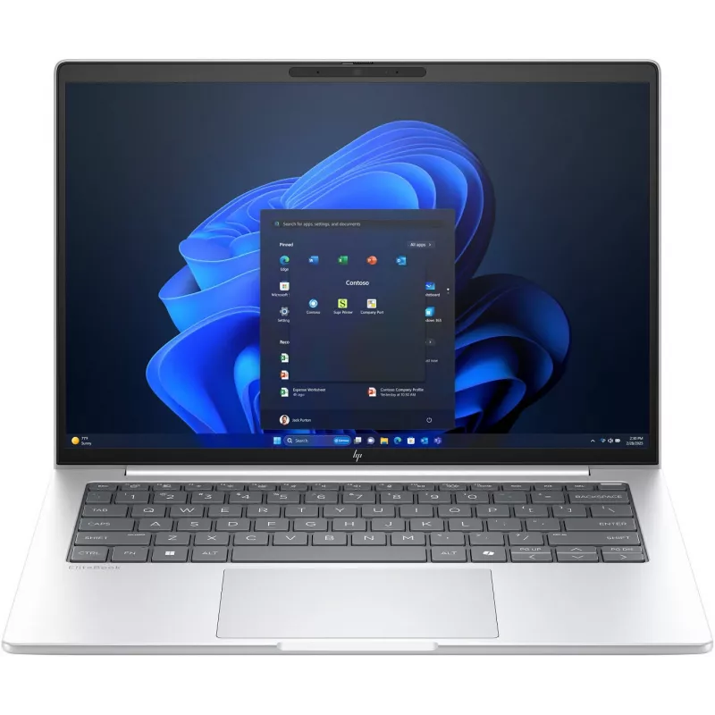 Ноутбук HP EliteBook 8 G1a Ryzen 7 PRO 250 16Gb SSD512Gb ATI Radeon 780M 14" IPS WUXGA (1920x1200) Windows 11 Pro 64 silver WiFi BT Cam (C03QHUT)