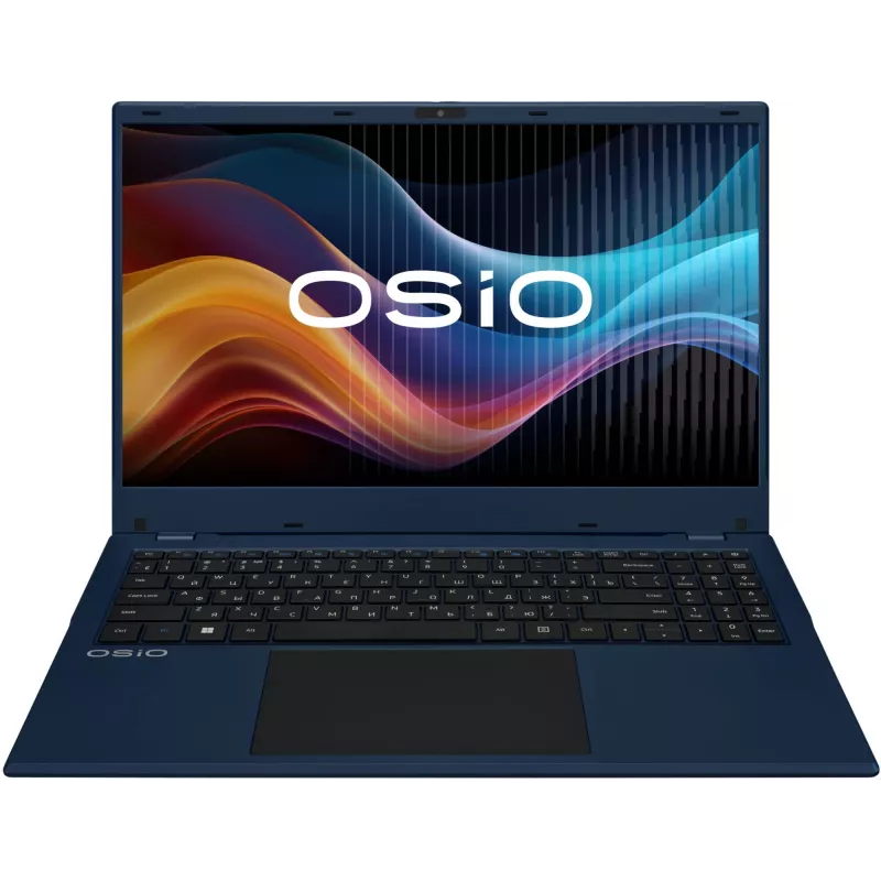 Ноутбук Osio BaseLine B150i-012c N-series N100 8Gb SSD256Gb Intel UHD Graphics 15.6" IPS FHD (1920x1080) Uncom blue WiFi BT Cam 5000mAh