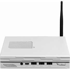Неттоп MSI Pro DP10 13M-023RU i5 1340P (1.9) 8Gb SSD512Gb Iris Xe Windows 11 Professional 2.5xGbitEth WiFi BT 120W белый (9S6-B0A612-023)