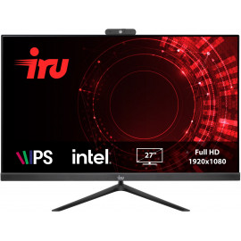 Моноблок IRU Office 27IH5P 27" Full HD i3 10105 (3.7) 16Gb SSD256Gb UHDG 630 FreeDOS GbitEth WiFi BT 120W Cam черный 1920x1080 (RUS)